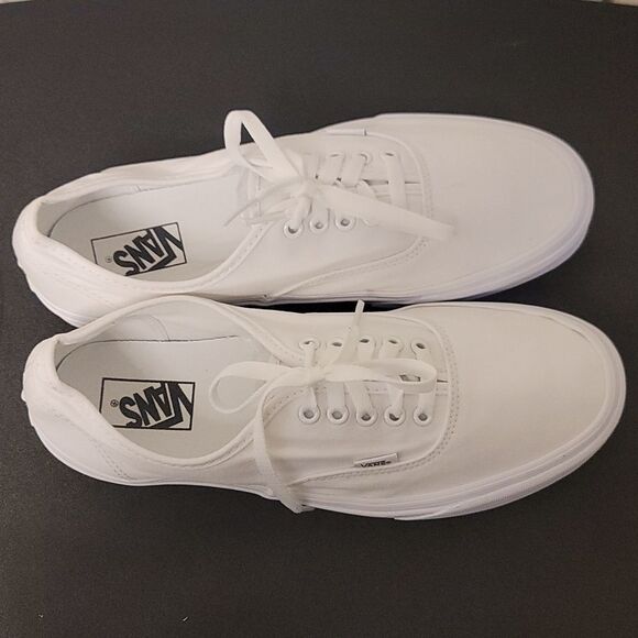 BRAND NEW VANS UNISEX AUTHENTIC CANVAS LACE-UP SNEAKERS CASUAL PLIMSOLLS SHOE - Picture 5 of 16